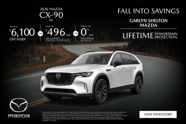 MAZDA CX90 $6,100 OFF MSRP